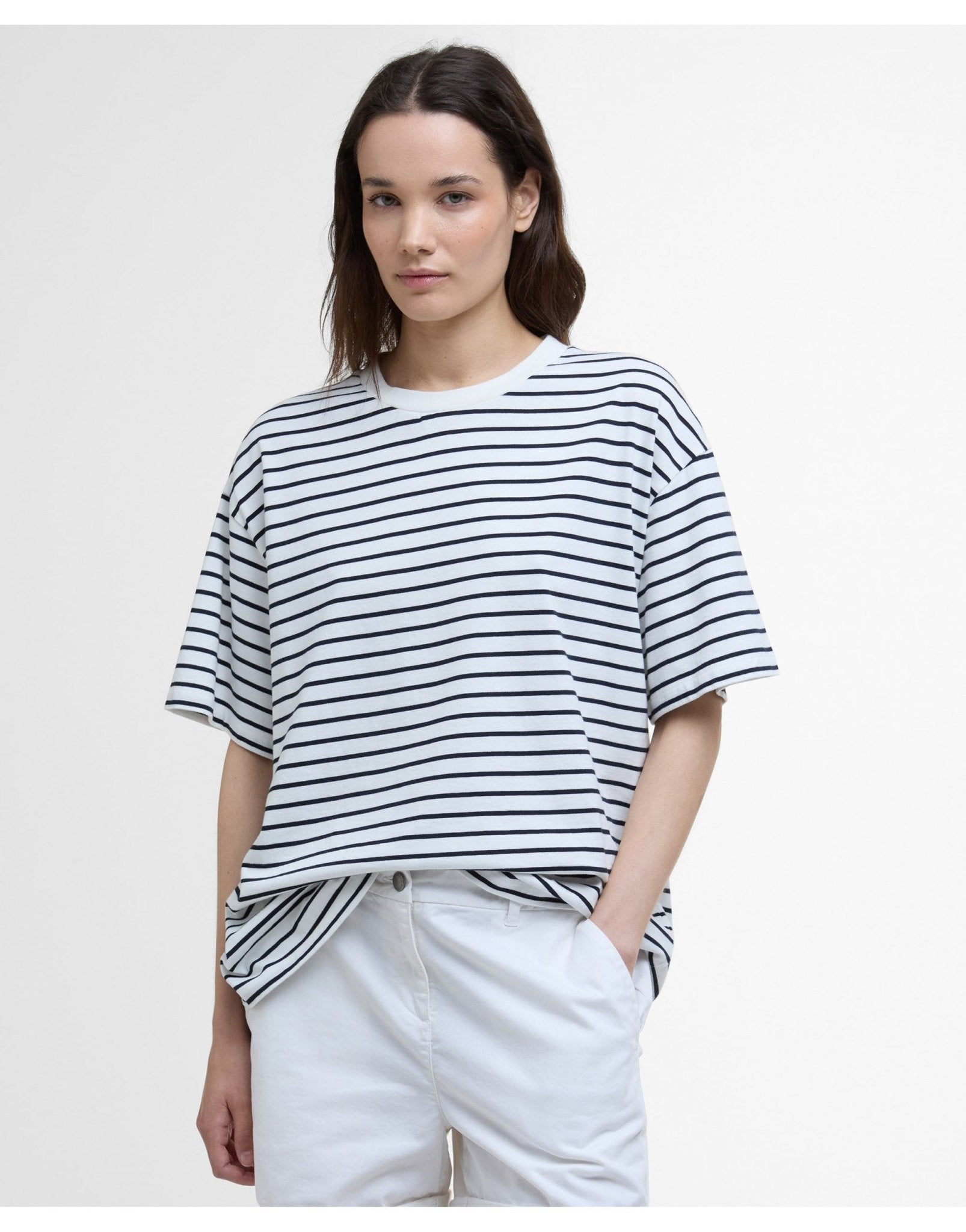 Young Ideas/Henmores - Millie Top - WH71 Cloud Stripe - 8