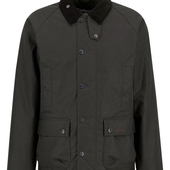 Young Ideas/Henmores - Modern Beaufort Check Wax Jacket - OL31 Olive Check - M