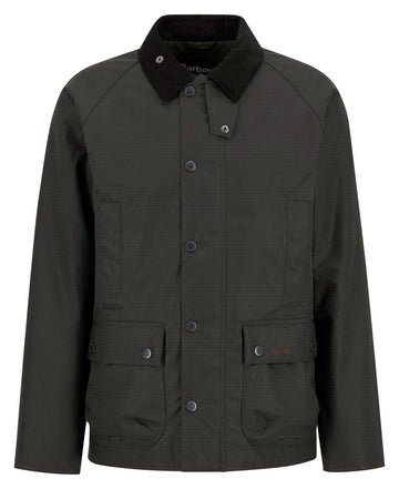 Young Ideas/Henmores - Modern Beaufort Check Wax Jacket - OL31 Olive Check - M