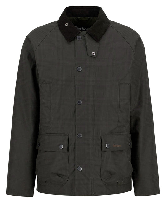 Young Ideas/Henmores - Modern Beaufort Check Wax Jacket - OL31 Olive Check - M