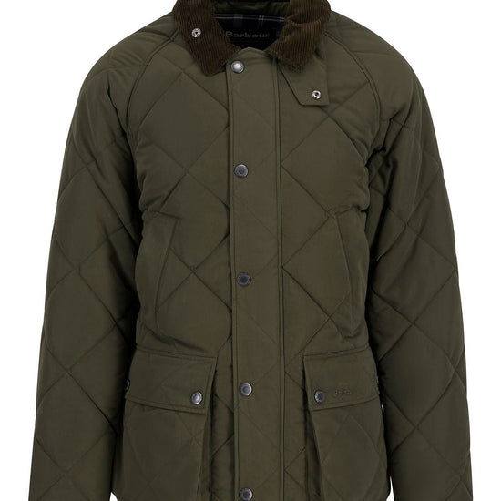 Young Ideas/Henmores - Modern Bedale Quilted Jacket - Olive - M