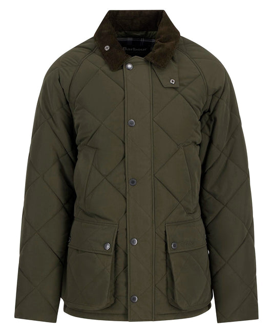 Young Ideas/Henmores - Modern Bedale Quilted Jacket - Olive - M