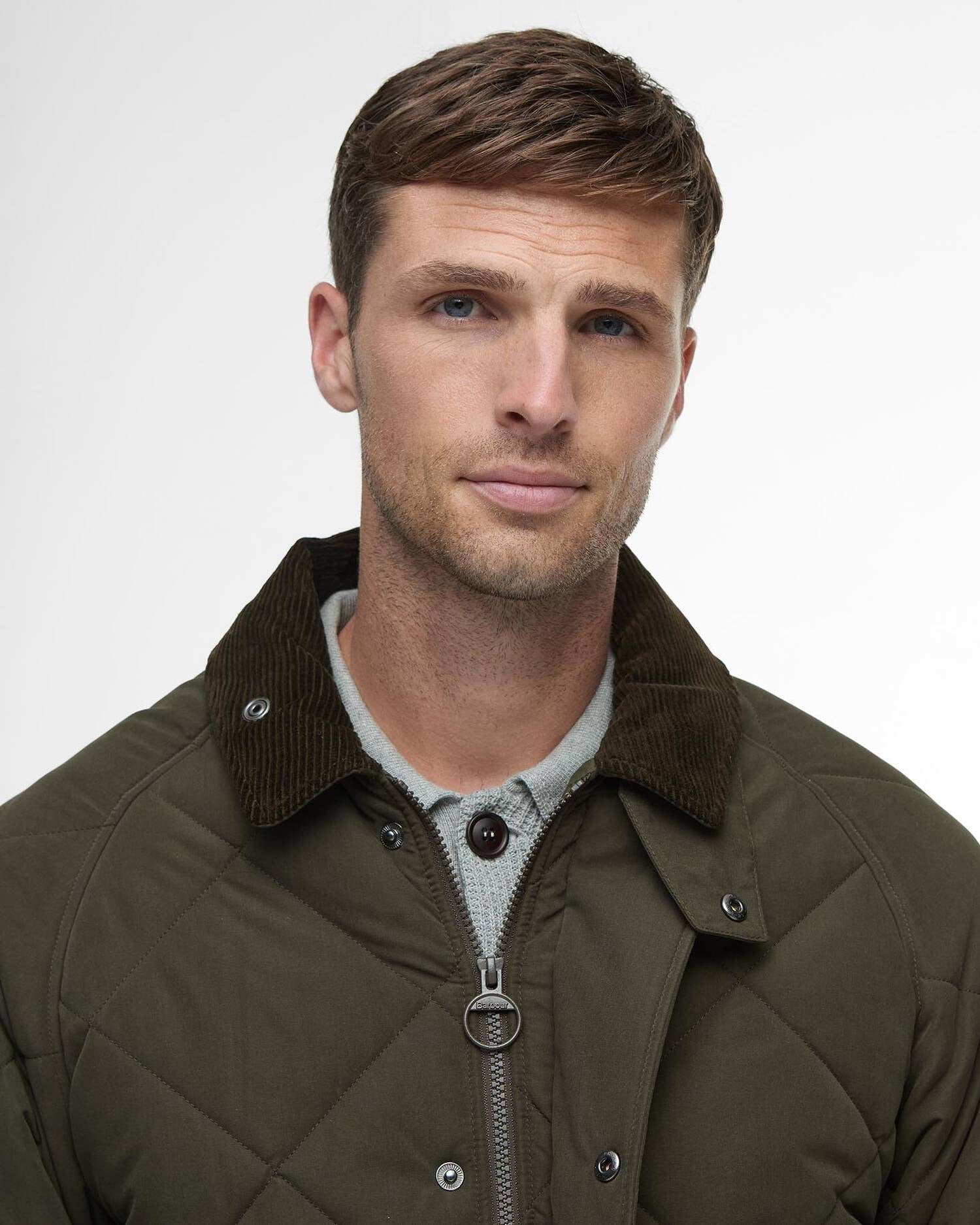 Young Ideas/Henmores - Modern Bedale Quilted Jacket - Olive - M