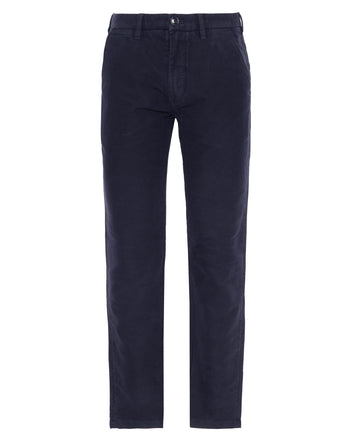 Young Ideas & Henmores -Moleskin Tailored Fit Trouser -NY91 Navy -32/32