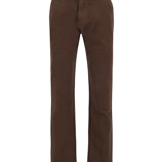 Young Ideas & Henmores -Moleskin Tailored Fit Trouser -SN71 Dark Sand -32/32