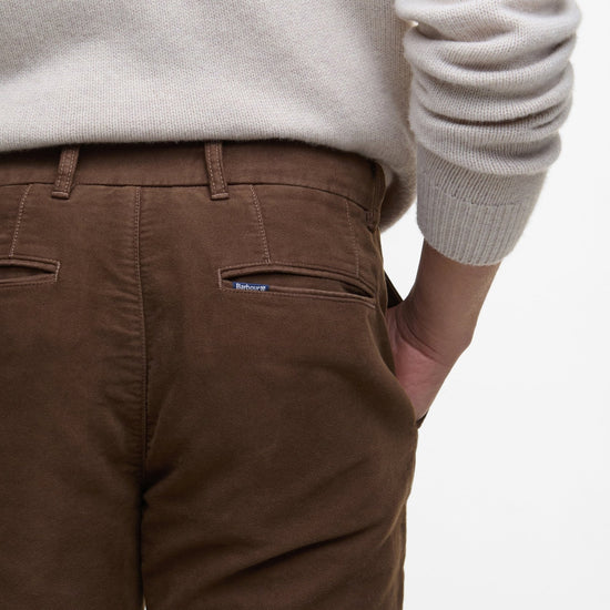 Young Ideas & Henmores -Moleskin Tailored Fit Trouser -SN71 Dark Sand -32/32