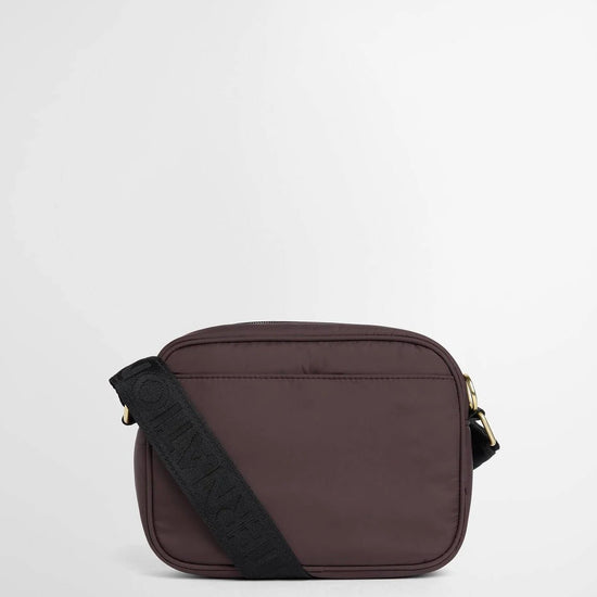 Young Ideas & Henmores -Monaco Baffle Quilt Crossbody Bag -BR91 Truffle -OS