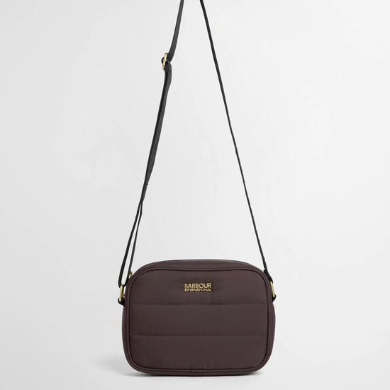 Young Ideas & Henmores -Monaco Baffle Quilt Crossbody Bag -BR91 Truffle -OS