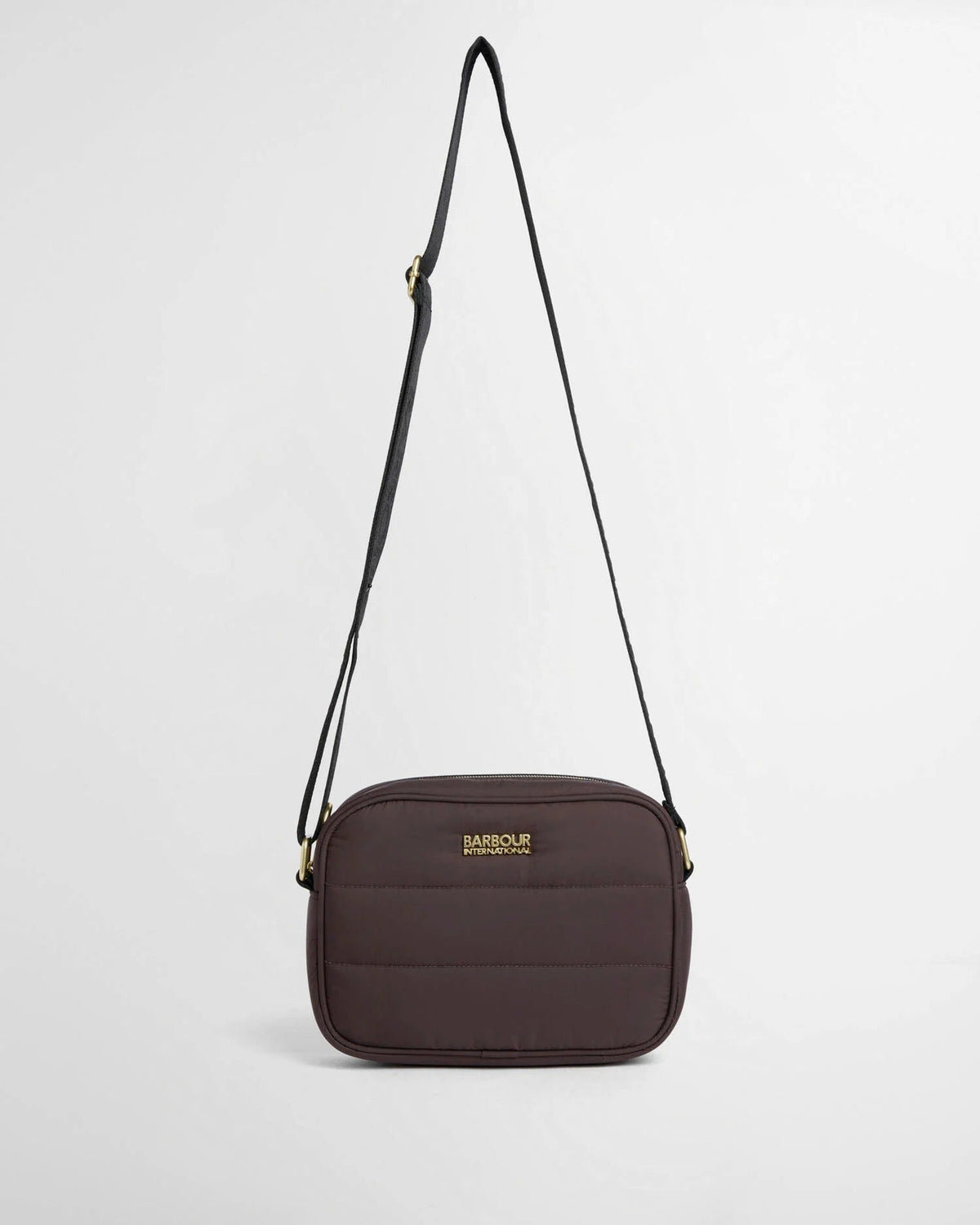 Young Ideas & Henmores -Monaco Baffle Quilt Crossbody Bag -BR91 Truffle -OS