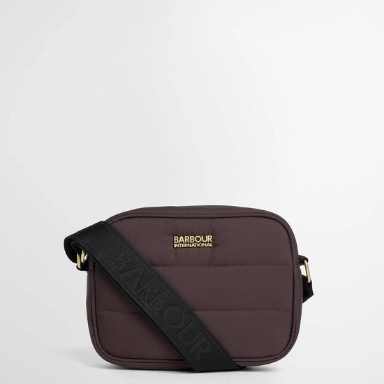 Young Ideas & Henmores -Monaco Baffle Quilt Crossbody Bag -BR91 Truffle -OS