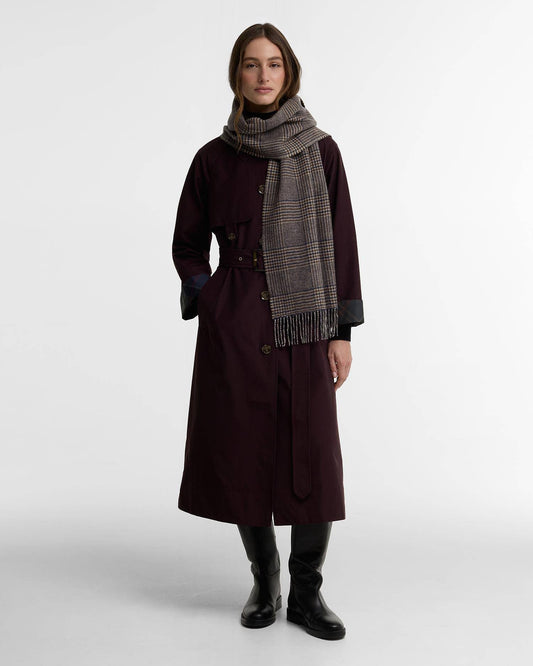Young Ideas & Henmores -Mya Reversible Scarf -BR91 Mocha -OS