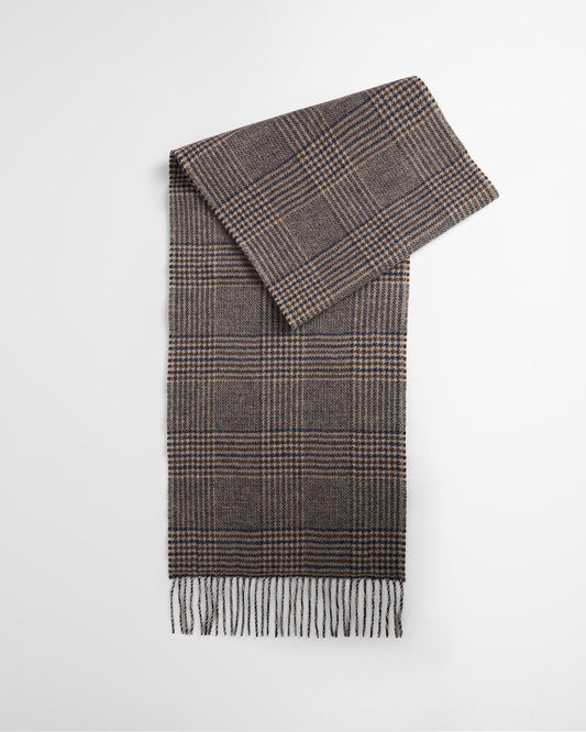 Young Ideas & Henmores -Mya Reversible Scarf -BR91 Mocha -OS