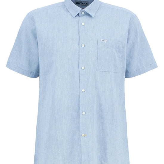 Young Ideas & Henmores - Nelson S/S Summer Fit Shirt - BU23 Lead - M
