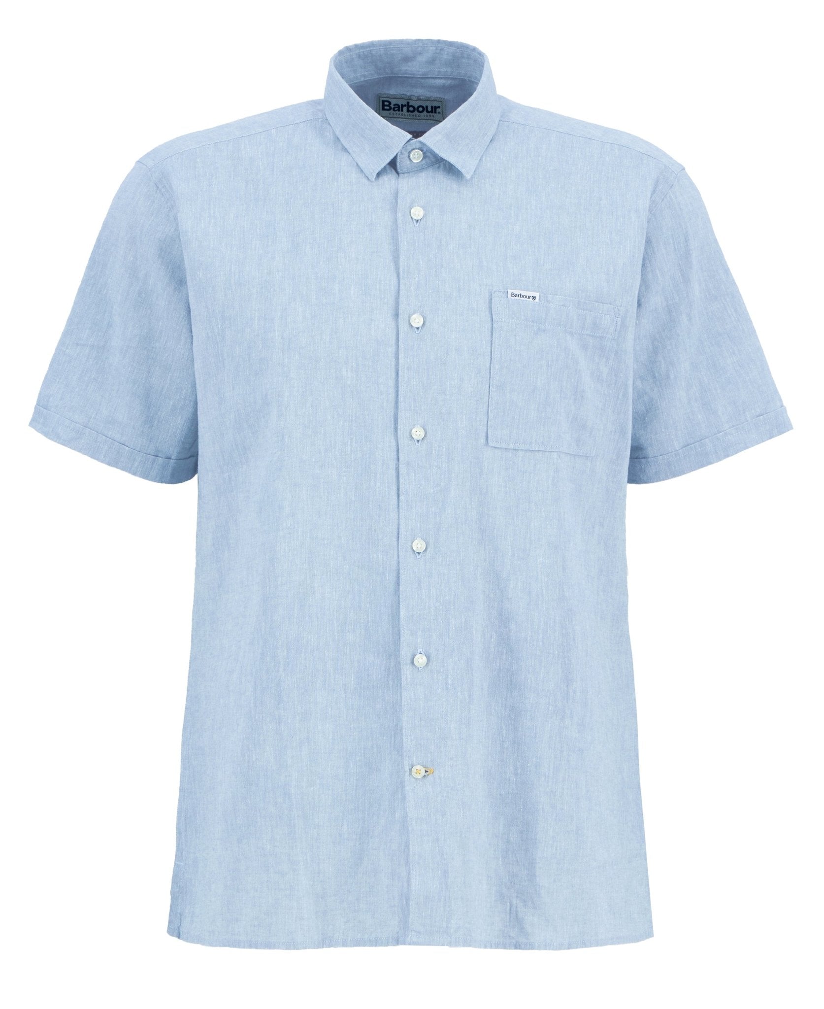 Young Ideas & Henmores - Nelson S/S Summer Fit Shirt - BU23 Lead - M