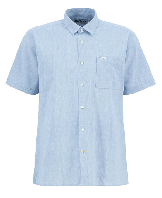Young Ideas & Henmores - Nelson S/S Summer Fit Shirt - BU23 Lead - M