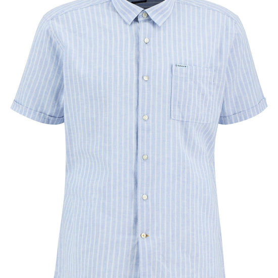 Young Ideas & Henmores - Nelson Striped Summer Fit Shirt - BL33 Blue - M