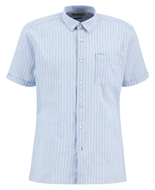 Young Ideas & Henmores - Nelson Striped Summer Fit Shirt - BL33 Blue - M