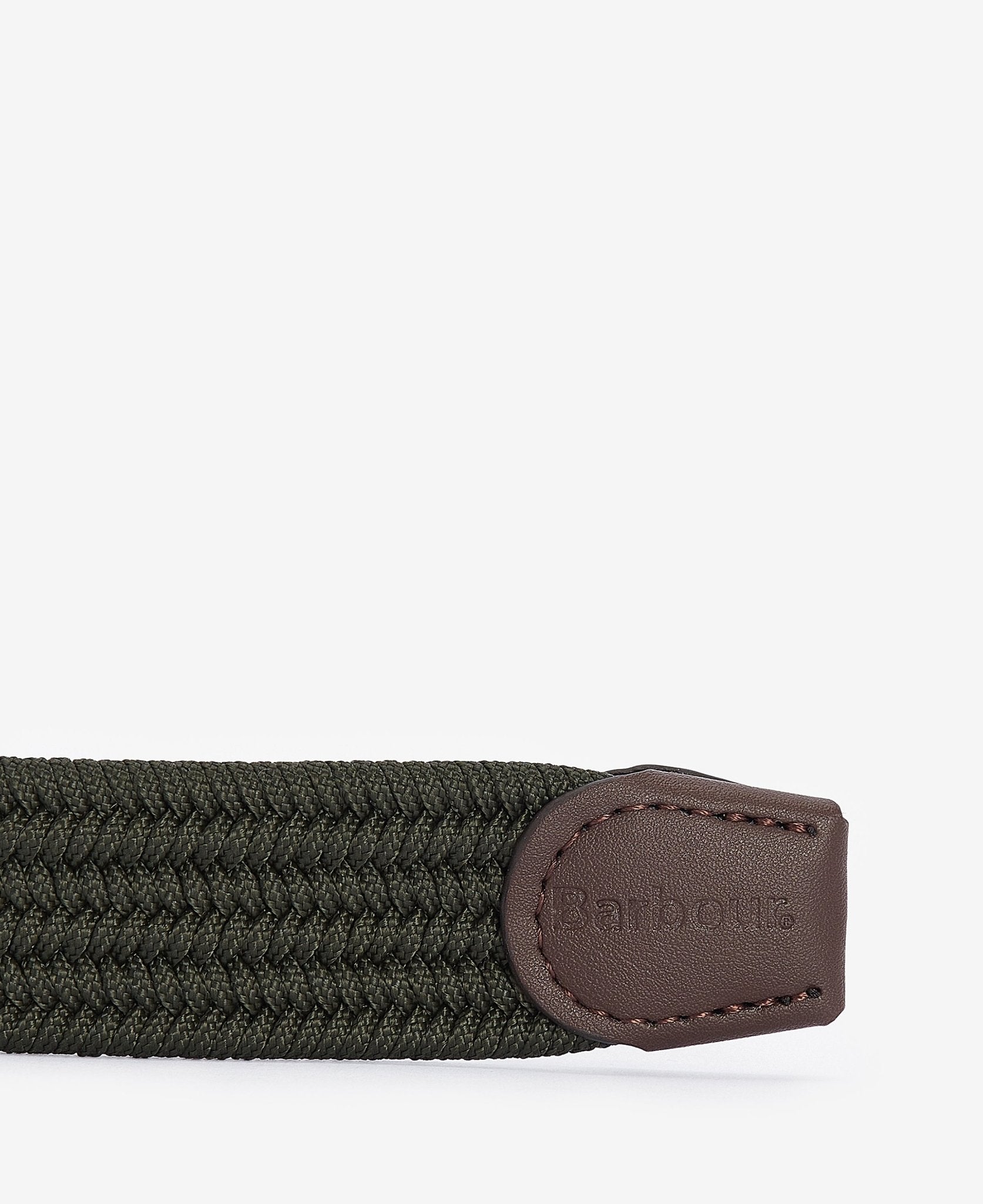 Young Ideas & Henmores - Nevis Stretch Webbing Belt - PU97 Peppercorn - M