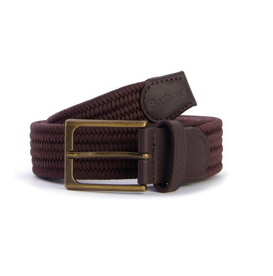 Young Ideas & Henmores - Nevis Stretch Webbing Belt - PU97 Peppercorn - M