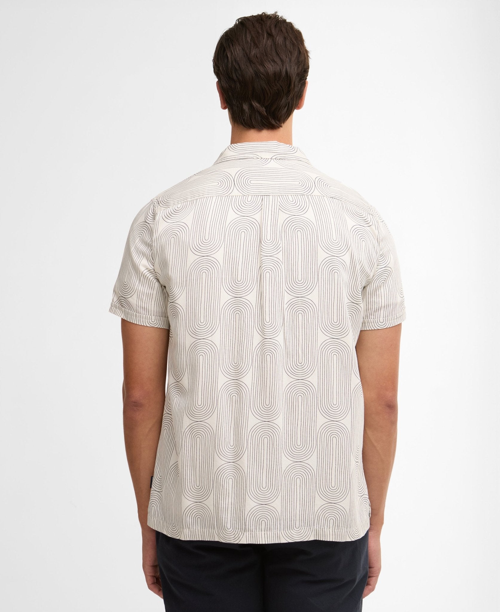Young Ideas & Henmores - Newmill Printed Summer Fit Shirt - WH32 Whisper White - M