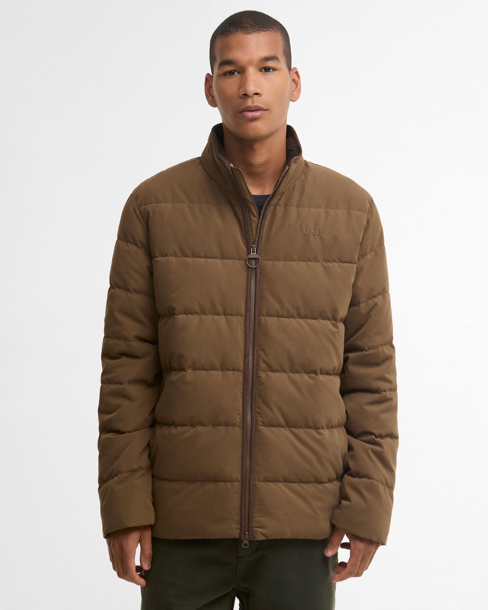 Young Ideas & Henmores -Noree Quilted Jacket -SN52 Dark Sand -L