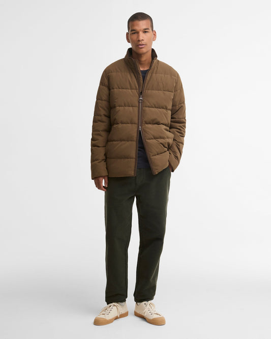 Young Ideas & Henmores -Noree Quilted Jacket -SN52 Dark Sand -L