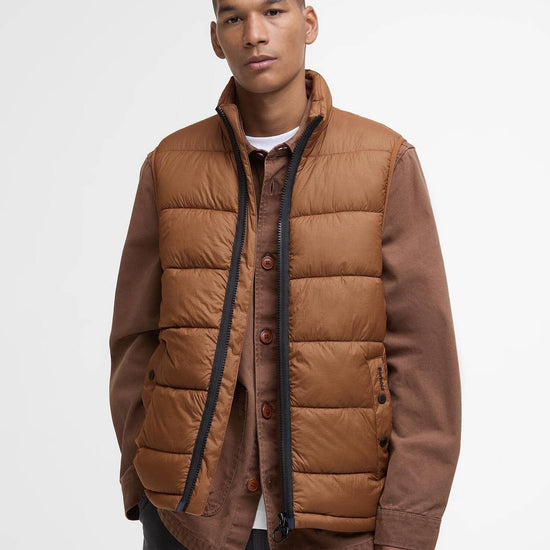 Young Ideas/Henmores - Offshore Quilted Gilet - BR51 Umber - M