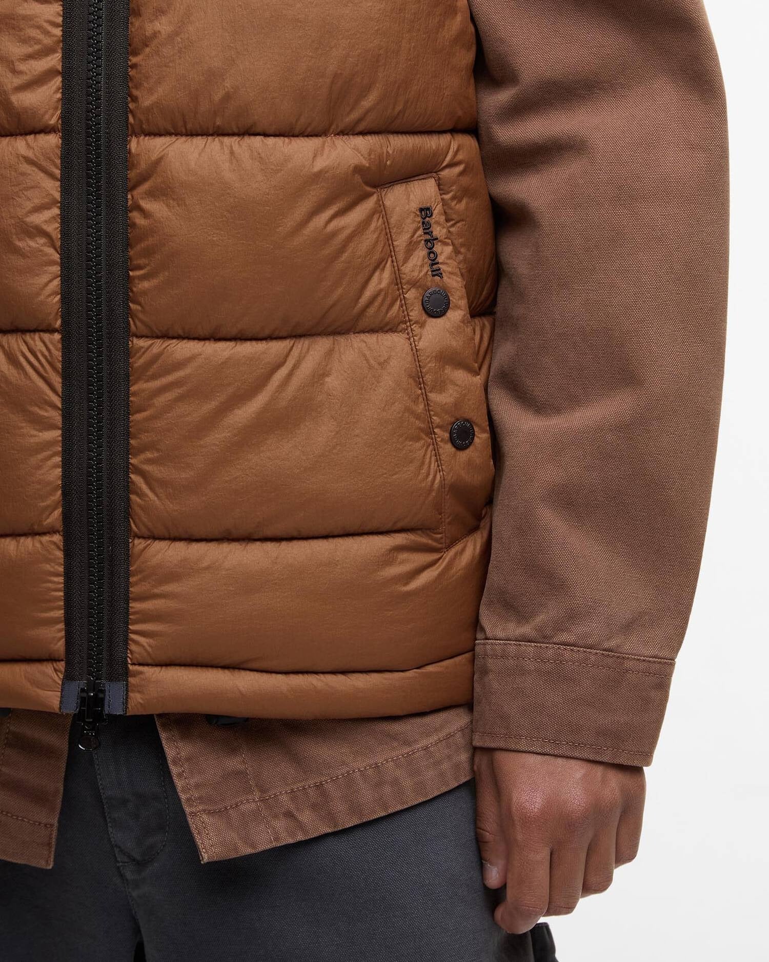 Young Ideas/Henmores - Offshore Quilted Gilet - BR51 Umber - M