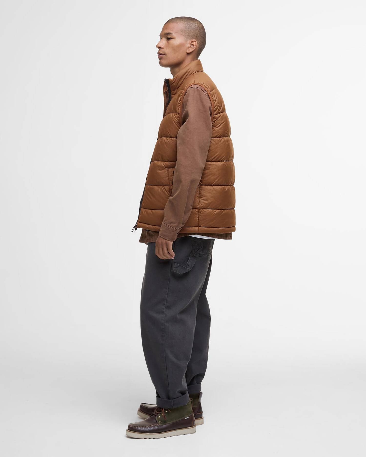 Young Ideas/Henmores - Offshore Quilted Gilet - BR51 Umber - M