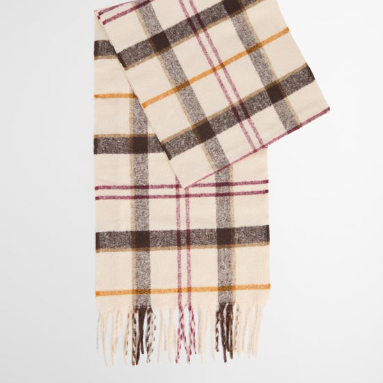 Young Ideas & Henmores -Olivia Beanie & Scarf Gift Set -TN92 Light Muted Tartan -OS