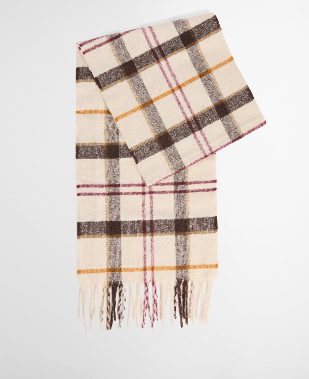 Young Ideas & Henmores -Olivia Beanie & Scarf Gift Set -TN92 Light Muted Tartan -OS