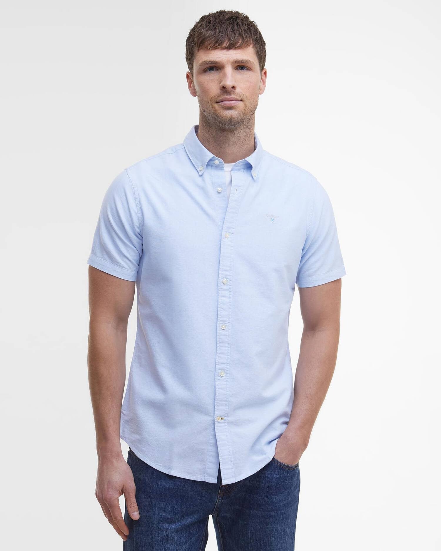 Young Ideas/Henmores - Oxtown Tailored Shirt - BL32 Sky - M