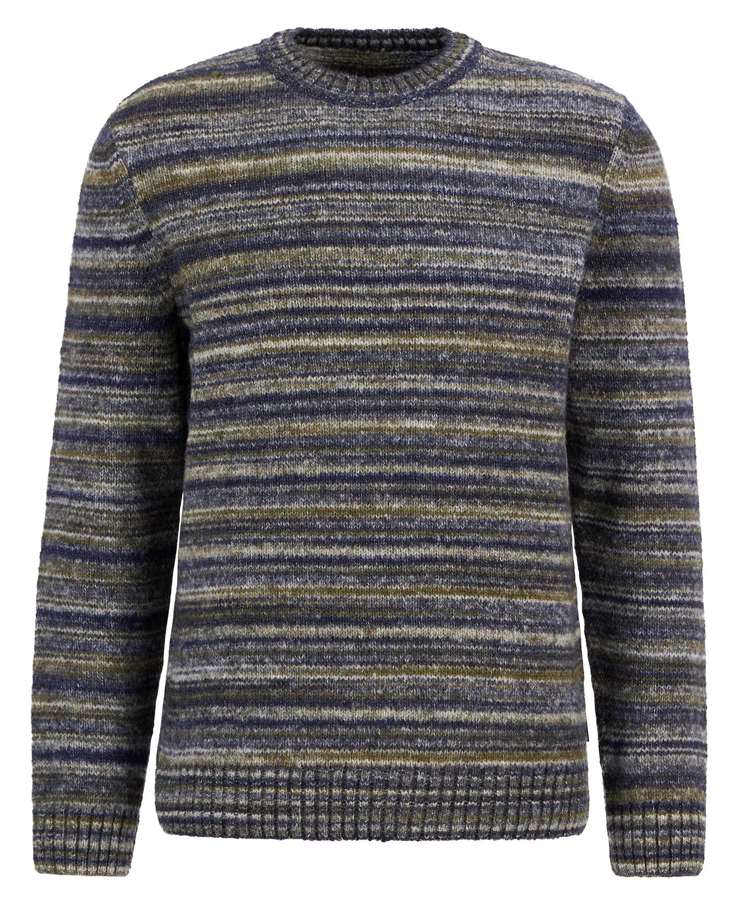 Young Ideas/Henmores - Pateley Crew Neck Sweater - Inky Marl - M