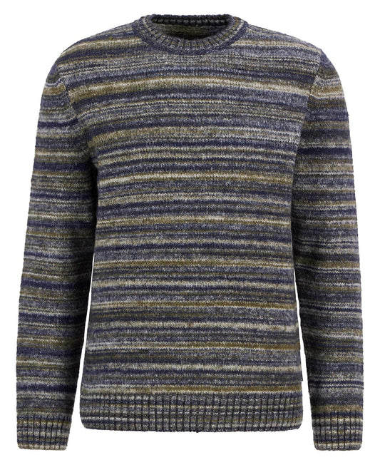 Young Ideas/Henmores - Pateley Crew Neck Sweater - Inky Marl - M