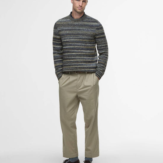 Young Ideas/Henmores - Pateley Crew Neck Sweater - Inky Marl - M