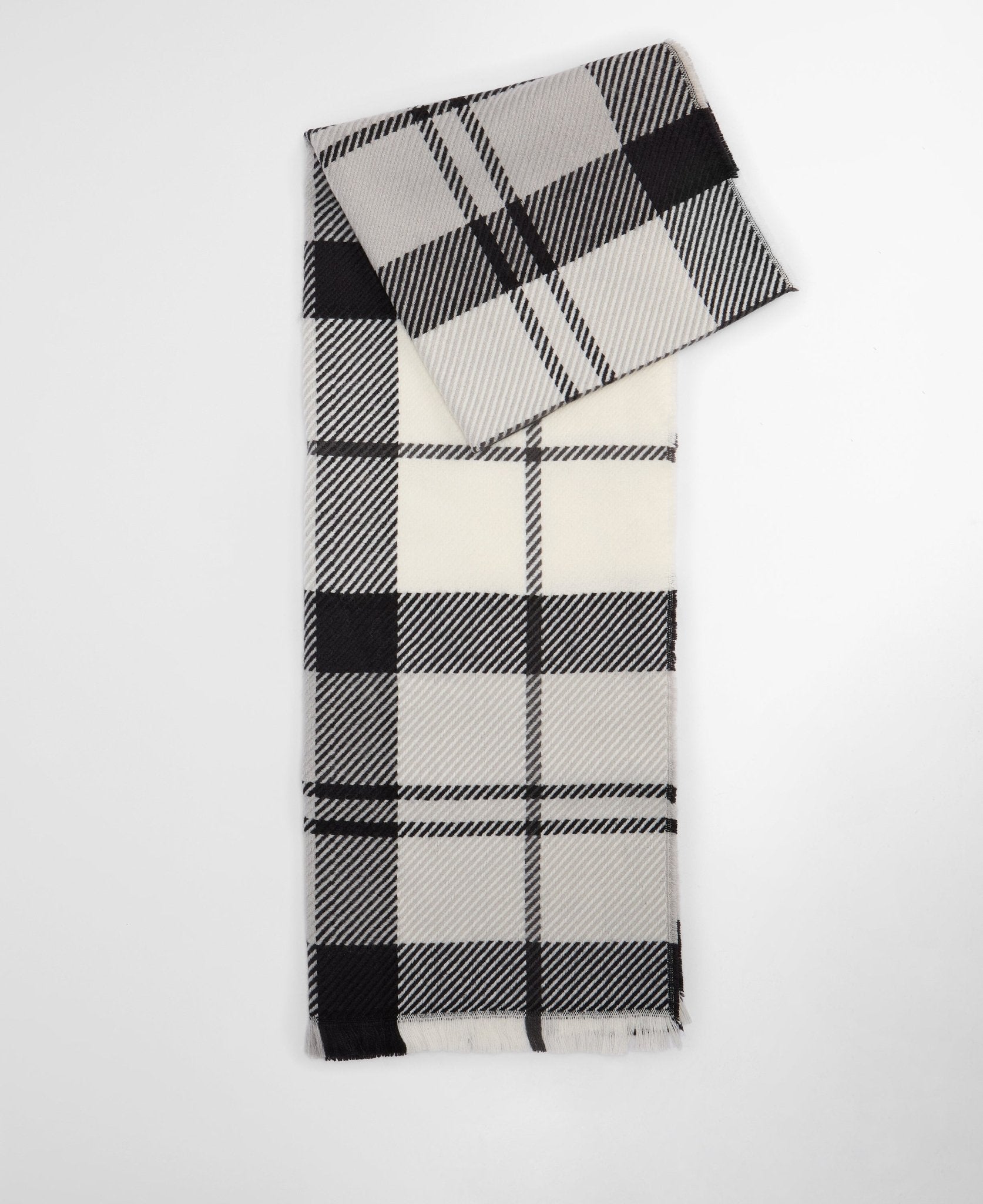 Young Ideas & Henmores -Pendle Beanie & Blair Scarf Gift Set -TN26 Light Birchwood Tartan -OS