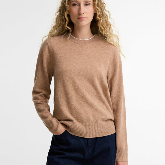 Young Ideas & Henmores -Penwood Cashmere Knitted Jumper -BE52 Camel -8