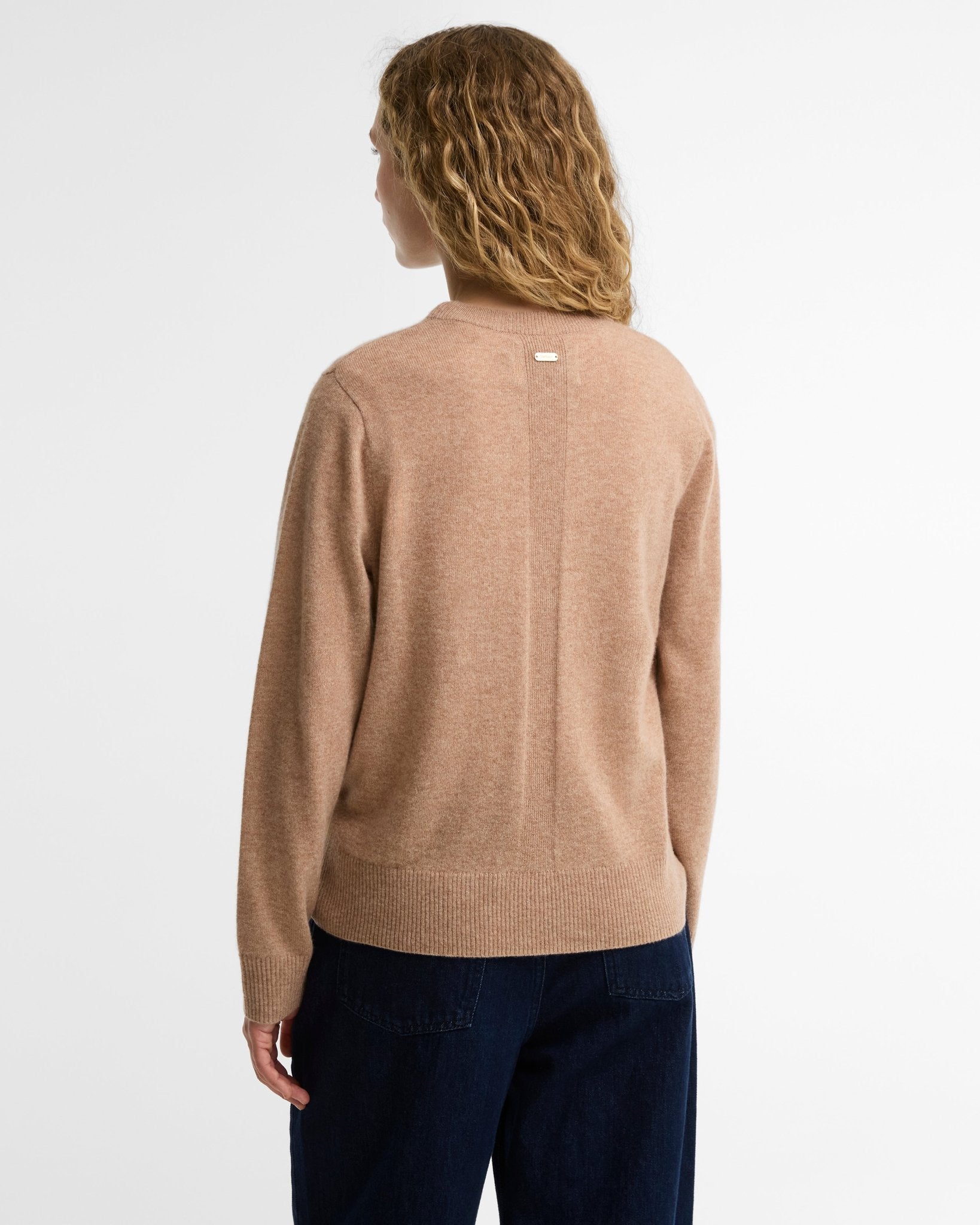 Young Ideas & Henmores -Penwood Cashmere Knitted Jumper -BE52 Camel -8