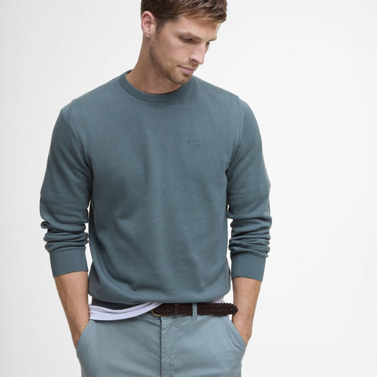 Young Ideas/Henmores - Pima Cotton Crew Neck Jumper - BR98 Bitter Chocolate - M