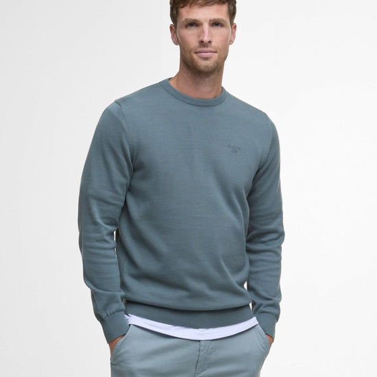 Young Ideas/Henmores - Pima Cotton Crew Neck Jumper - BR98 Bitter Chocolate - M