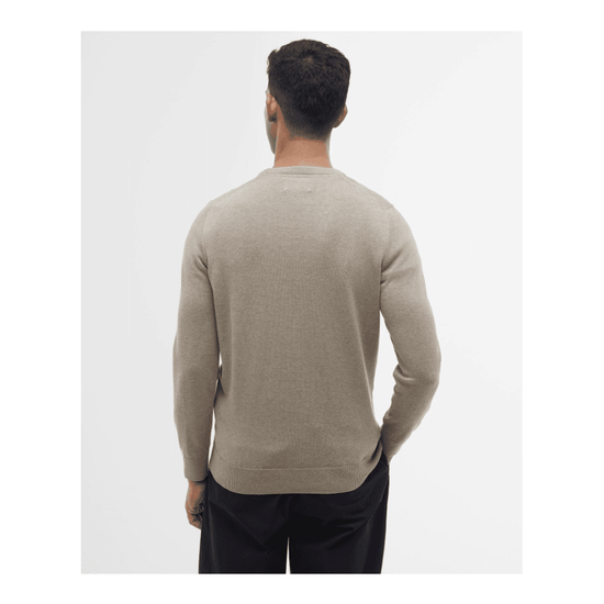 Young Ideas/Henmores - Pima Cotton Crew Neck Jumper - BR98 Bitter Chocolate - M