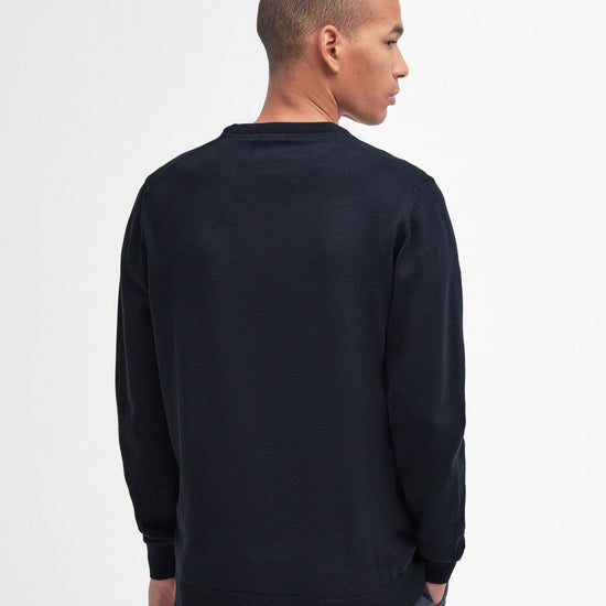 Young Ideas/Henmores - Pima Cotton Crew Neck Jumper - BR98 Bitter Chocolate - M