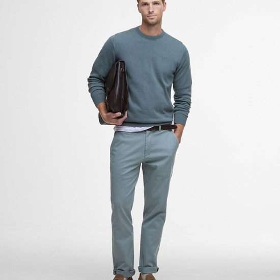 Young Ideas/Henmores - Pima Cotton Crew Neck Jumper - BR98 Bitter Chocolate - M