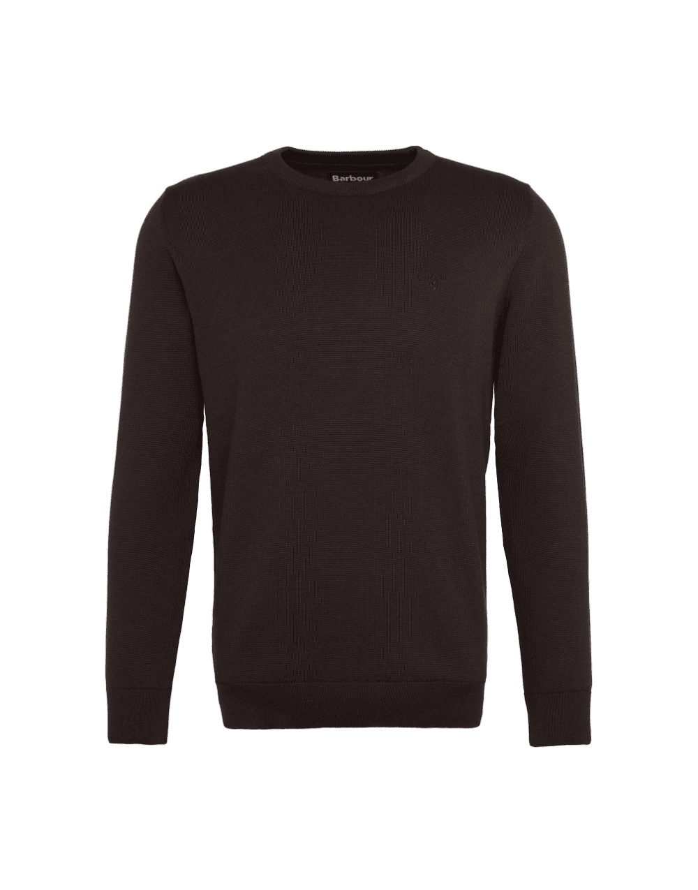 Young Ideas/Henmores - Pima Cotton Crew Neck Jumper - BR98 Bitter Chocolate - M