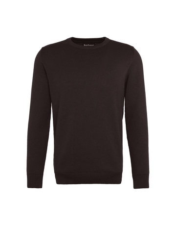 Young Ideas/Henmores - Pima Cotton Crew Neck Jumper - BR98 Bitter Chocolate - M