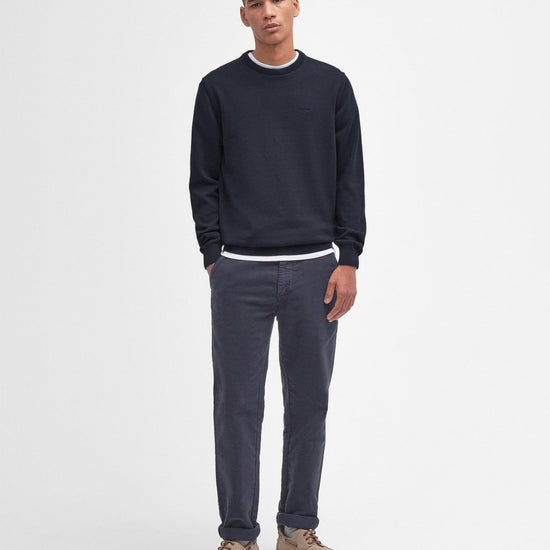 Young Ideas/Henmores - Pima Cotton Crew Neck Jumper - BR98 Bitter Chocolate - M
