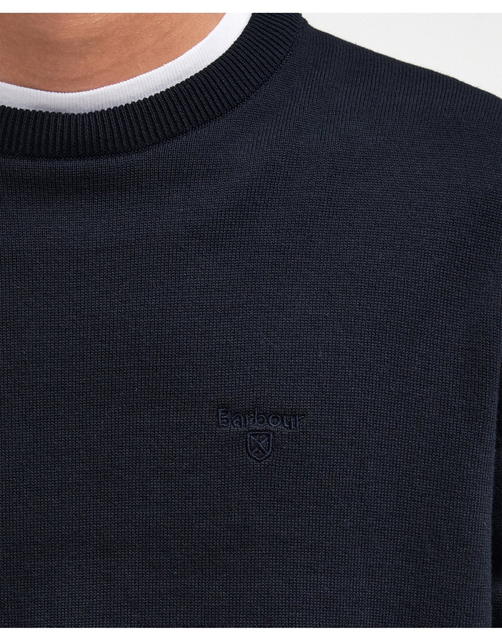 Young Ideas/Henmores - Pima Cotton Crew Neck Jumper - BR98 Bitter Chocolate - M