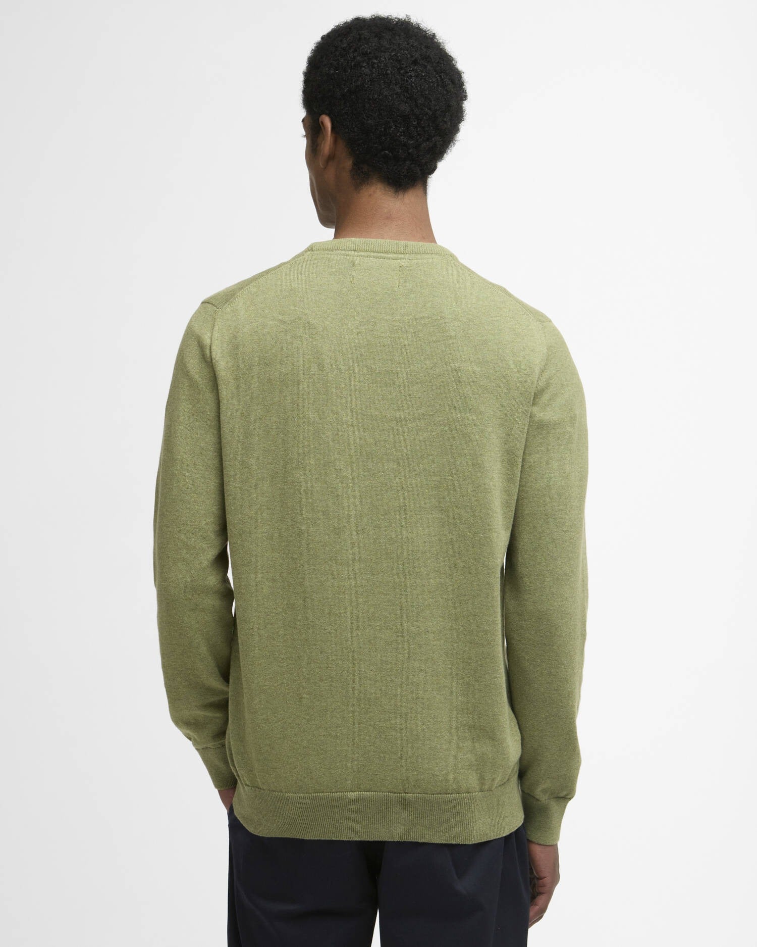 Young Ideas/Henmores - Pima Cotton Crew Neck Sweater - BR38 Umber - M