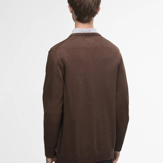 Young Ideas/Henmores - Pima Cotton Crew Neck Sweater - BR38 Umber - M