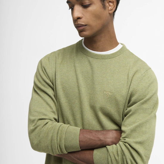 Young Ideas/Henmores - Pima Cotton Crew Neck Sweater - BR38 Umber - M